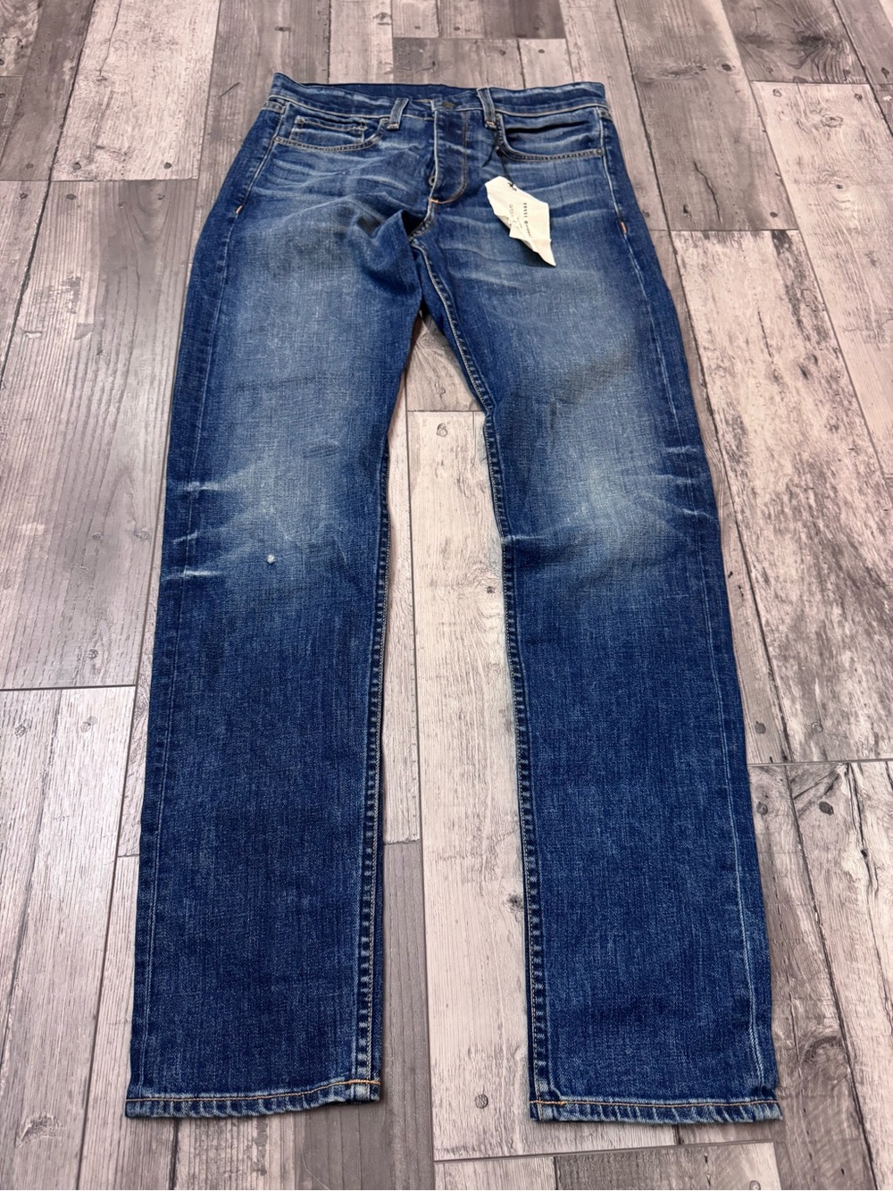 Rag & Bone Standard Issue Fit 2 Slim Jeans in Dillon Distressed 31 New NWT